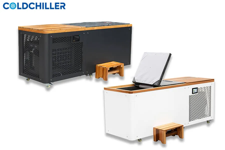 ColdChiller_stainless_steel_linner_metal_shell_One-piece_cold_plunge_tub