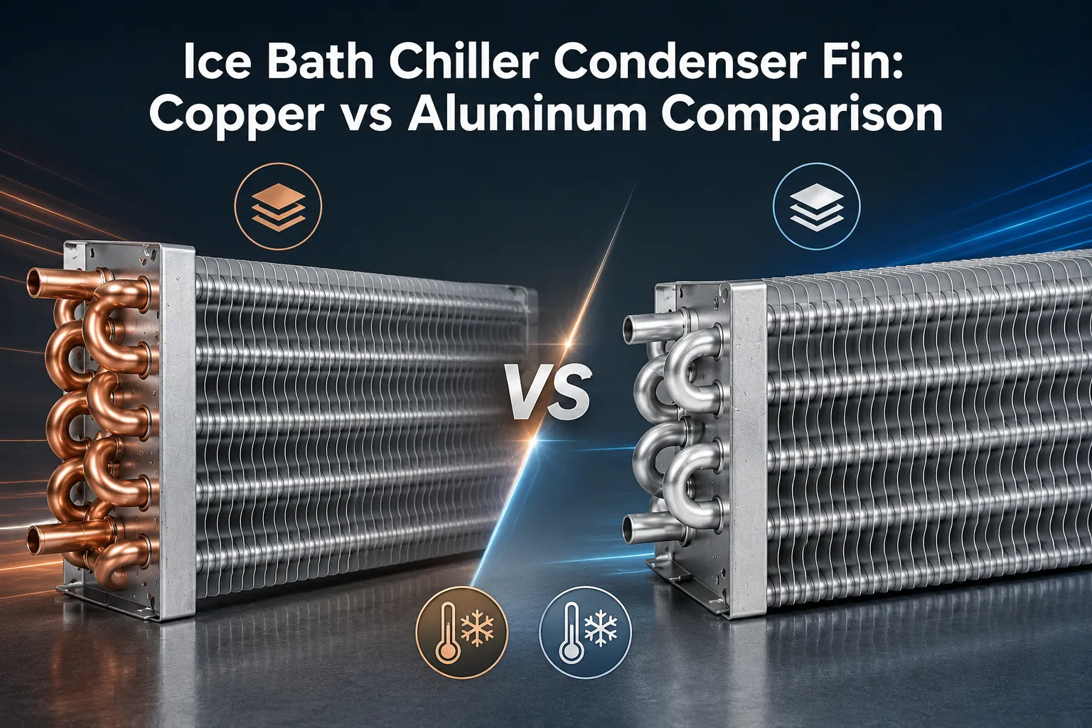 Ice Bath Chiller Condenser Fin: Copper vs Aluminum Comparison