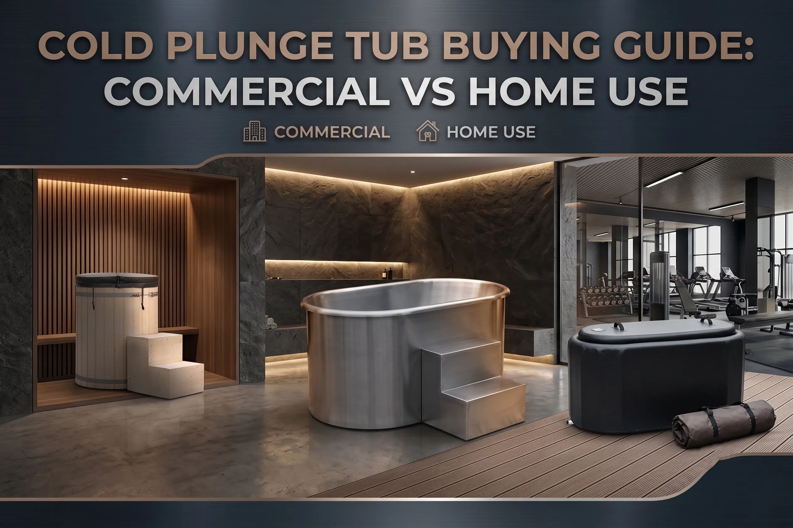Cold Plunge Tub Buying Guide: Commercial vs Home Use