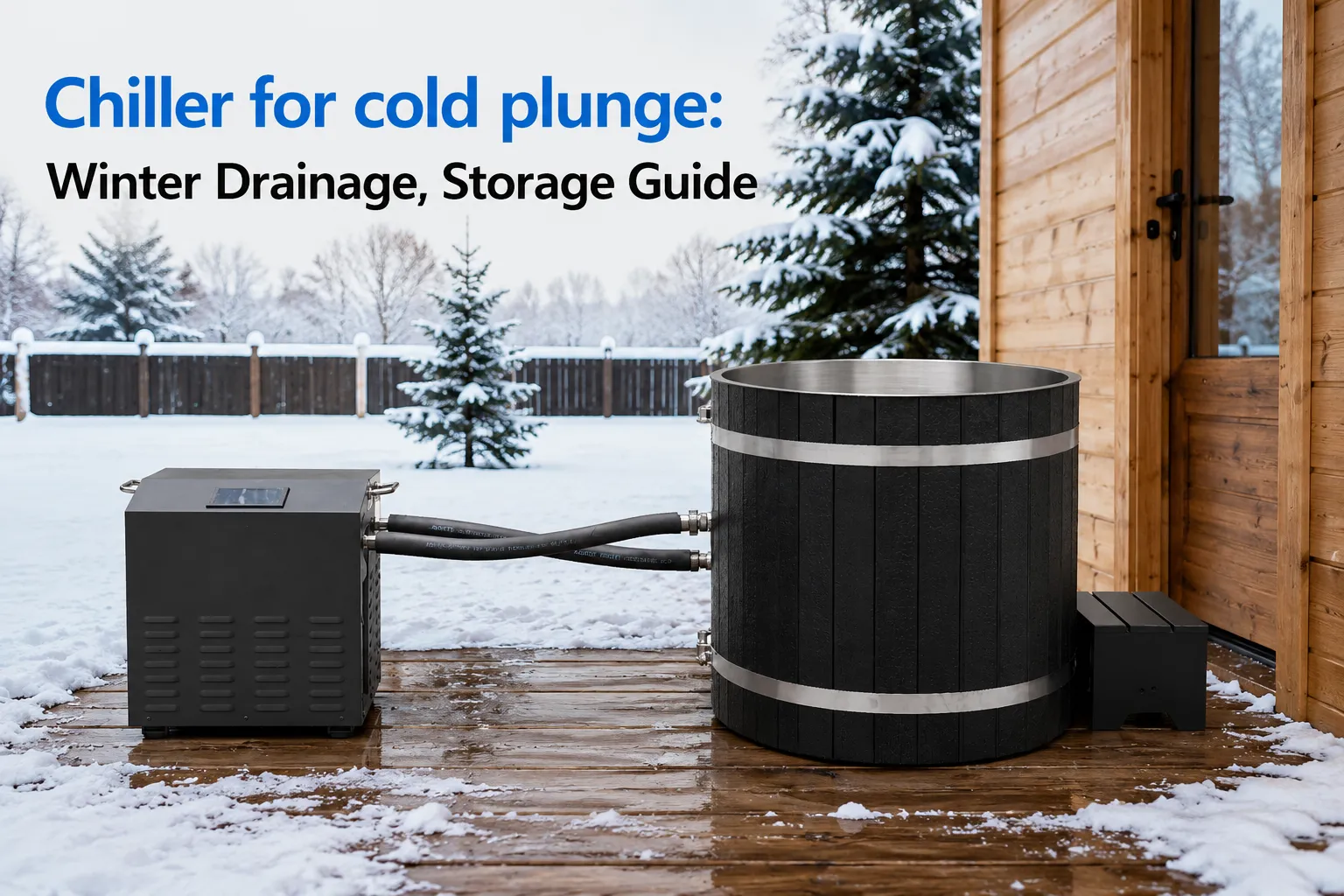 Chiller for cold plunge: Winter Drainage, Storage Guide